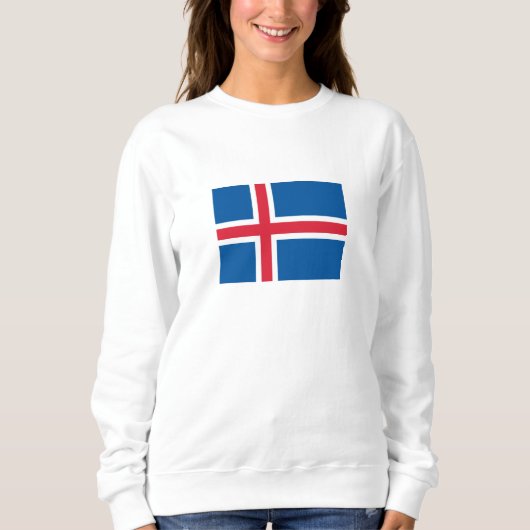 IJsland Vlag Trui (Voorkant)