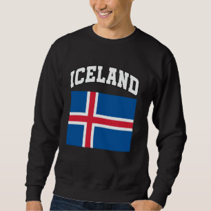 IJsland Vlag Vier Noordse IJslandse Cultuur Hij Trui