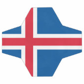 IJsland Vlag Voetbal (Enkel)