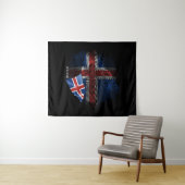 IJsland vlag Wandkleed (In Situ (horizontaal))