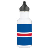 IJsland Vlag Waterfles (Rechts)