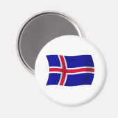 IJsland Vlagmagneet Magneet (Voorkant / Achterkant)