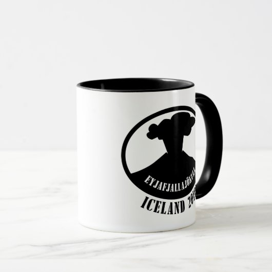 IJsland Volcano 2010 Mok (Voorkant rechts)