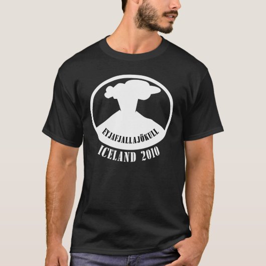IJsland Volcano 2010 T-shirt (Voorkant)