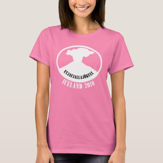 IJsland Volcano 2010 T-shirt (Voorkant)