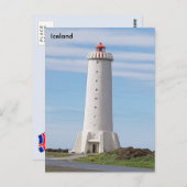 IJsland, vuurtoren Akranes Briefkaart (Voorkant / Achterkant)