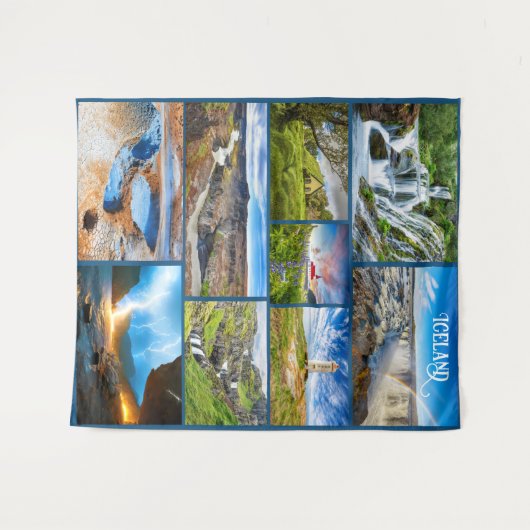 IJsland Wandkleed (Voorkant (horizontaal))