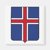 IJsland Wapenmagneet Magneet (Voorkant)
