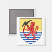 IJsland Wapenschild 1262 AD Magnet (Voorkant / Achterkant)