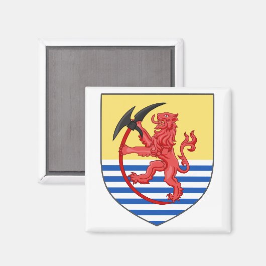 IJsland Wapenschild 1262 AD Magnet (Voorkant / Achterkant)