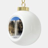 IJsland waterval - keramisch Ornament (Rechts)