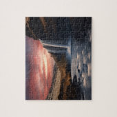 IJsland waterval landschap Legpuzzel (Verticaal)