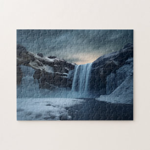 IJsland waterval landschap Legpuzzel