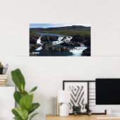 IJsland waterval Poster (Thuiskantoor)