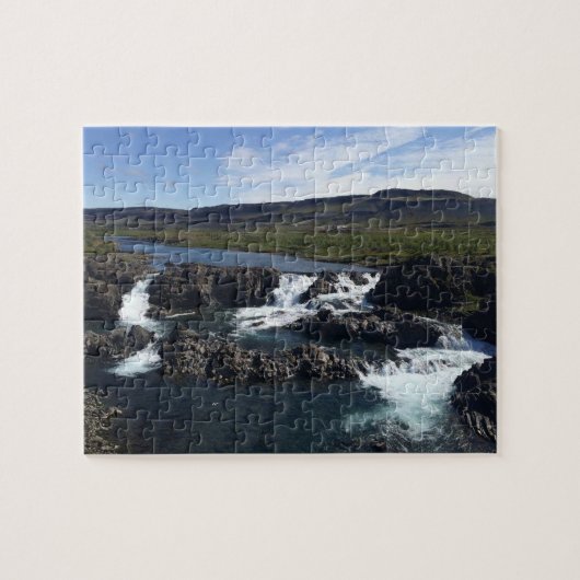 IJsland waterval puzzel (Horizontaal)