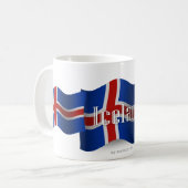 IJsland Waving Flag Koffiemok (Voorkant links)