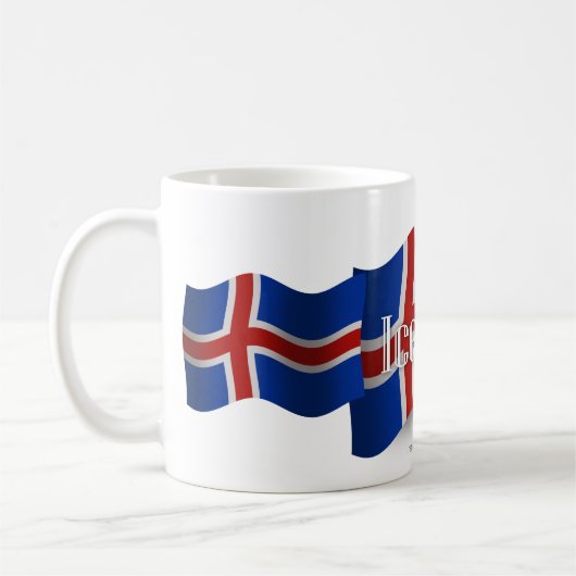 IJsland Waving Flag Koffiemok (Links)