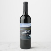 IJsland - Wijn Etiket (Voorkant)