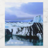 IJsland - Wijn Etiket (Enkel label)