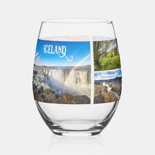 IJsland Wijnglas Zonder Voet (Voorkant)
