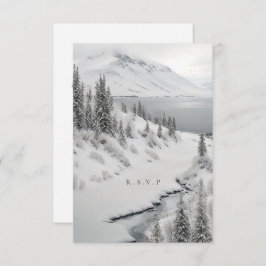 IJsland winter bruiloft maaltijd keuzes RSVP