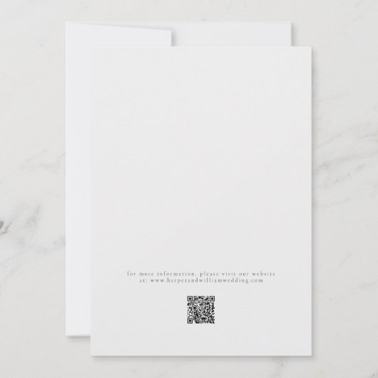 IJsland winter escape bruiloft Kaart (Achterkant)