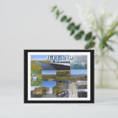 IJsland Zomer Landschappen Briefkaart (Staand voorkant)