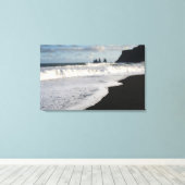 IJsland. Zuid. Vik i Myrdal Canvas Afdruk (Insitu (Houten vloer))