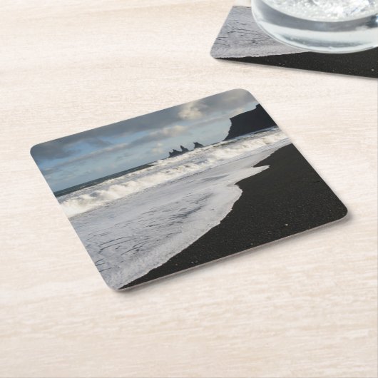 IJsland. Zuid. Vik i Myrdal Kartonnen Onderzetters (Schuin)