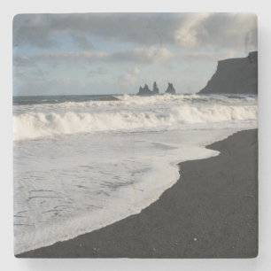 IJsland. Zuid. Vik i Myrdal Stenen Onderzetter