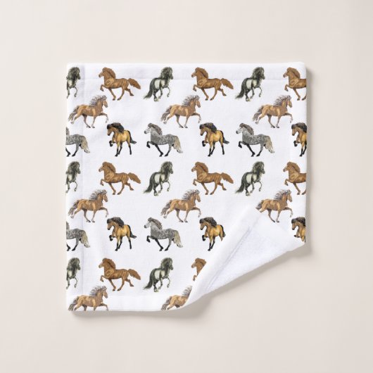 IJslanders in Gait Bad Handdoek (Wasdoekje)