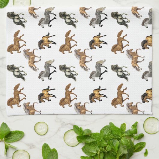 IJslanders in Gait Theedoek (Gevouwen)