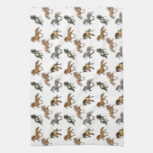 IJslanders in Gait Theedoek (Verticaal)