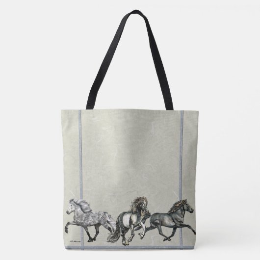 IJslanders in Gait Tote Bag (Voorkant)