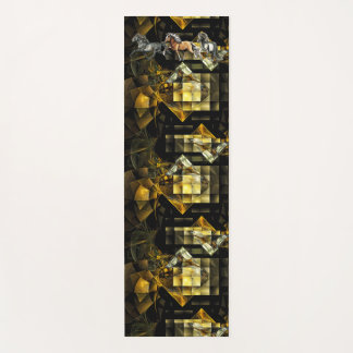 IJslanders in Gouden Diamanten Abstract Yogamat