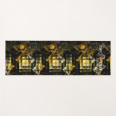 IJslanders in Gouden Diamanten Abstract Yogamat (Voorkant (horizontaal))