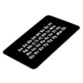 IJslands alfabet [Íslenska Stafrófið] Magneet (Linkerzijde)