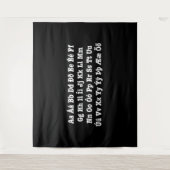 IJslands alfabet [Íslenska Stafrófið] Wandkleed (Voorkant)