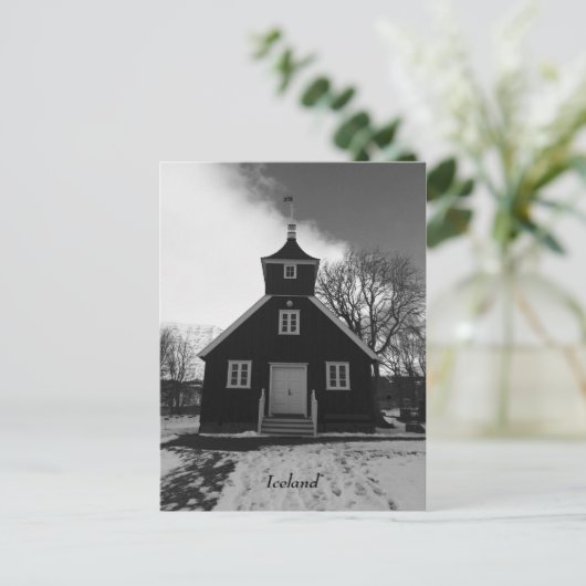 IJslands briefkaart (Staand voorkant)