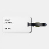 IJslands diplomat look Bagagelabel (Achterkant horizontaal)