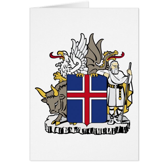 ijslands embleem (Voorkant)