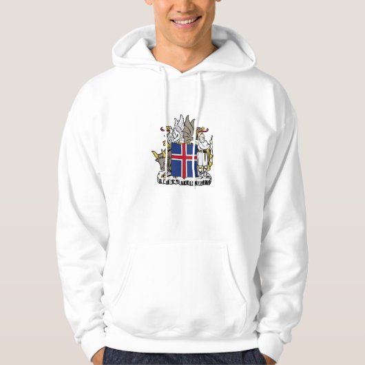 ijslands embleem hoodie (Voorkant)