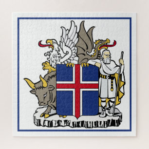 ijslands embleem legpuzzel