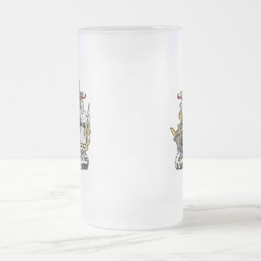 ijslands embleem matglas bierpul (Center)