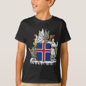 ijslands embleem t-shirt (Voorkant)