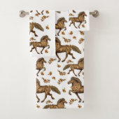 IJslands en bloemen in de jaren dertig Bad Handdoek (Insitu)