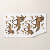 IJslands en bloemen in de jaren dertig Bad Handdoek (Handdoek)