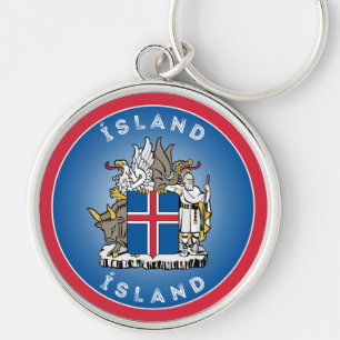 IJslands Erfgoedembleem Sleutelhanger