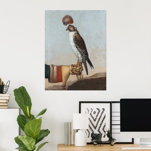 IJslands Gyrfalcon Poster (Thuiskantoor)