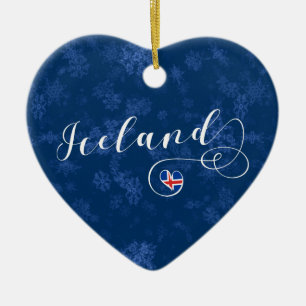 IJslands hart, kerstboomversiering Keramisch Ornament